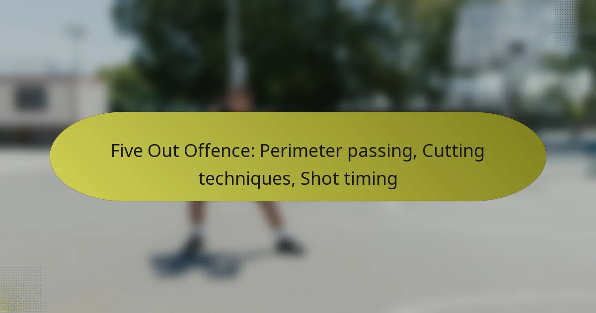 Five Out Offence: Perimeter passing, Cutting techniques, Shot timing