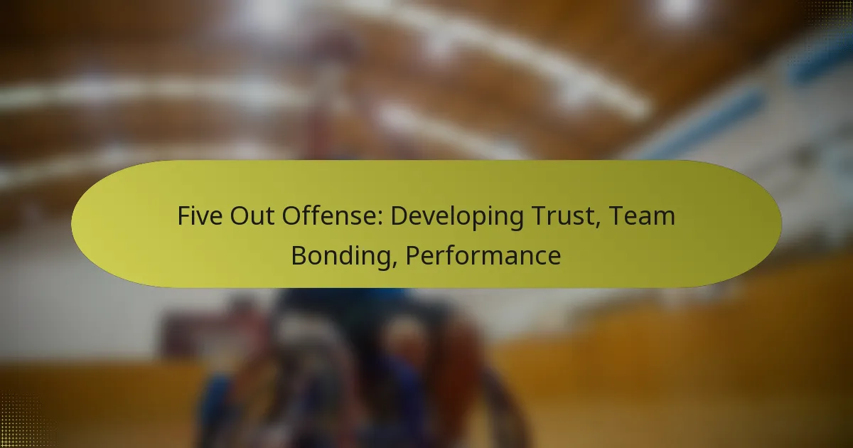 Five Out Offense: Developing Trust, Team Bonding, Performance
