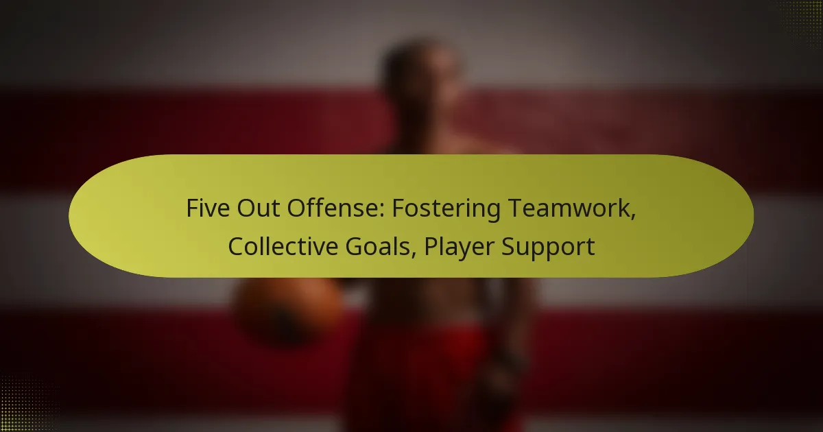 Five Out Offense: Fostering Teamwork, Collective Goals, Player Support