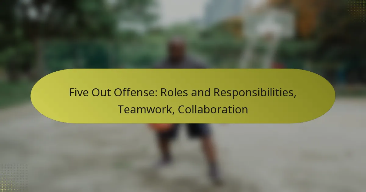 Five Out Offense: Roles and Responsibilities, Teamwork, Collaboration