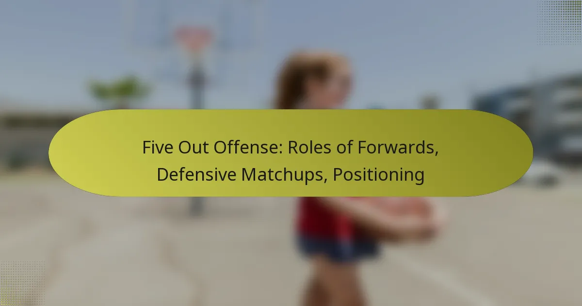 Five Out Offense: Roles of Forwards, Defensive Matchups, Positioning